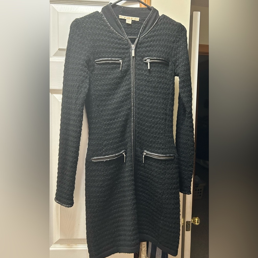 Boston Proper Long Cardigan Zipper Sweater.                   Size XXS